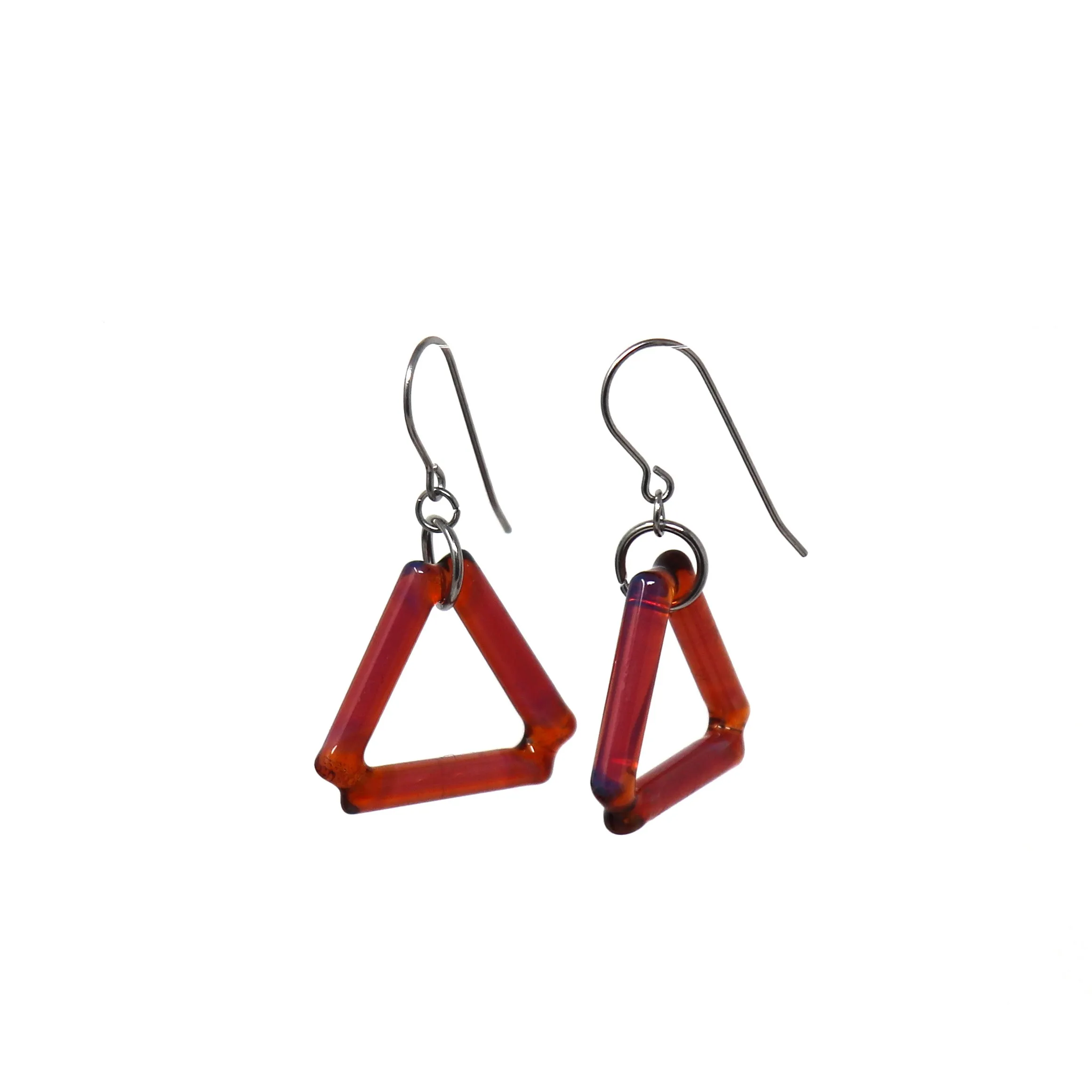 Small Triangle Earrings