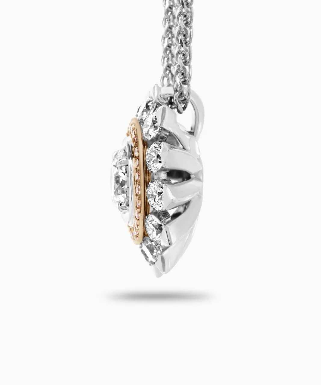 Soleil Grande Argyle Pink Diamond Pendant