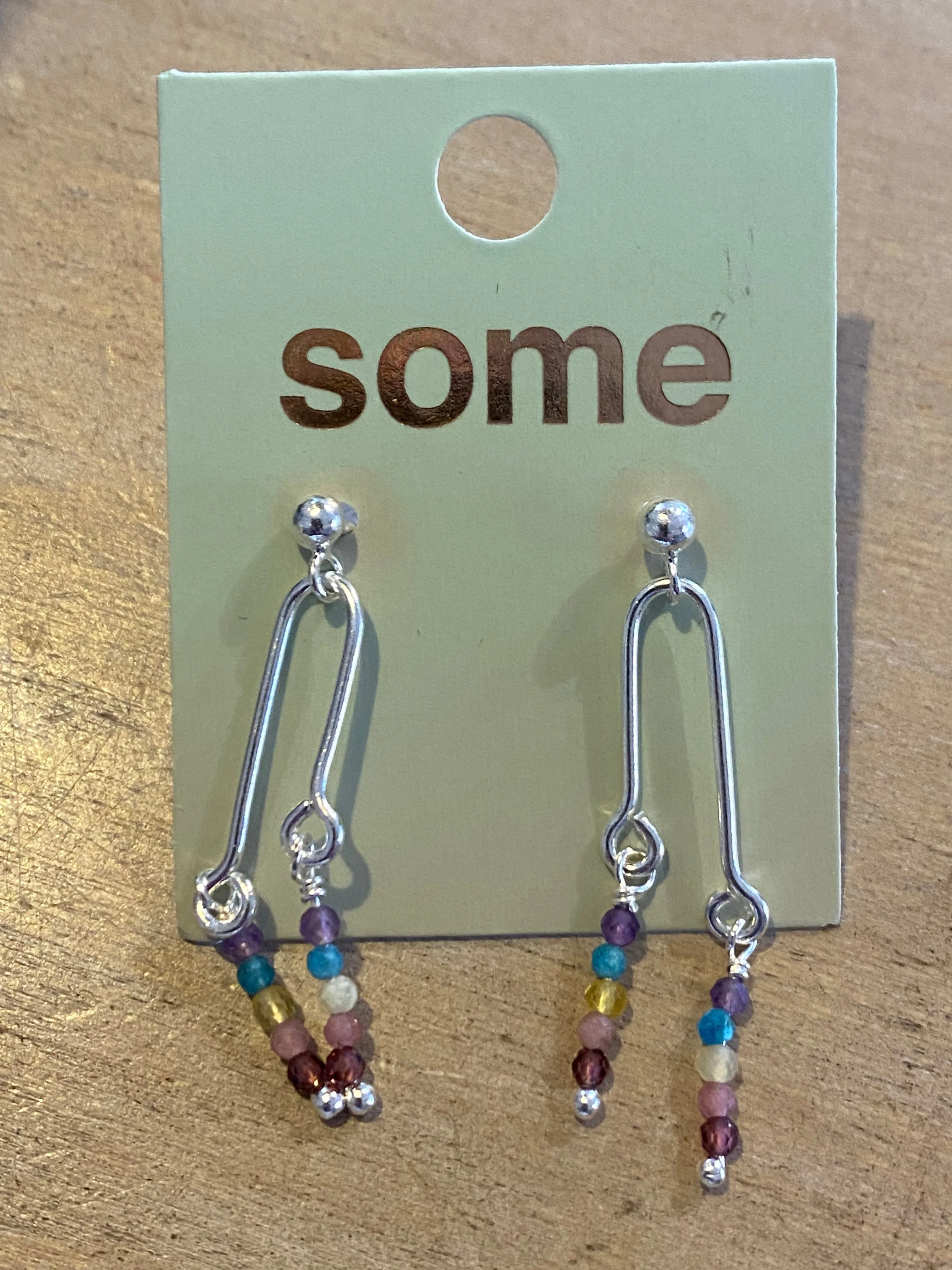 Some Sterling Silver Chandelier Bead Earrings 832