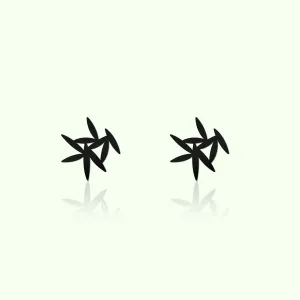 Stainless Steel Earrings - Leafy