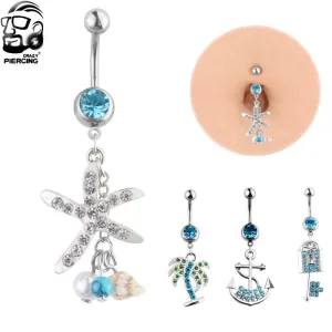 Stainless Steel Navel Rings
