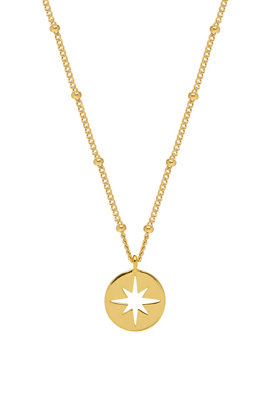 Starburst Disc Necklace