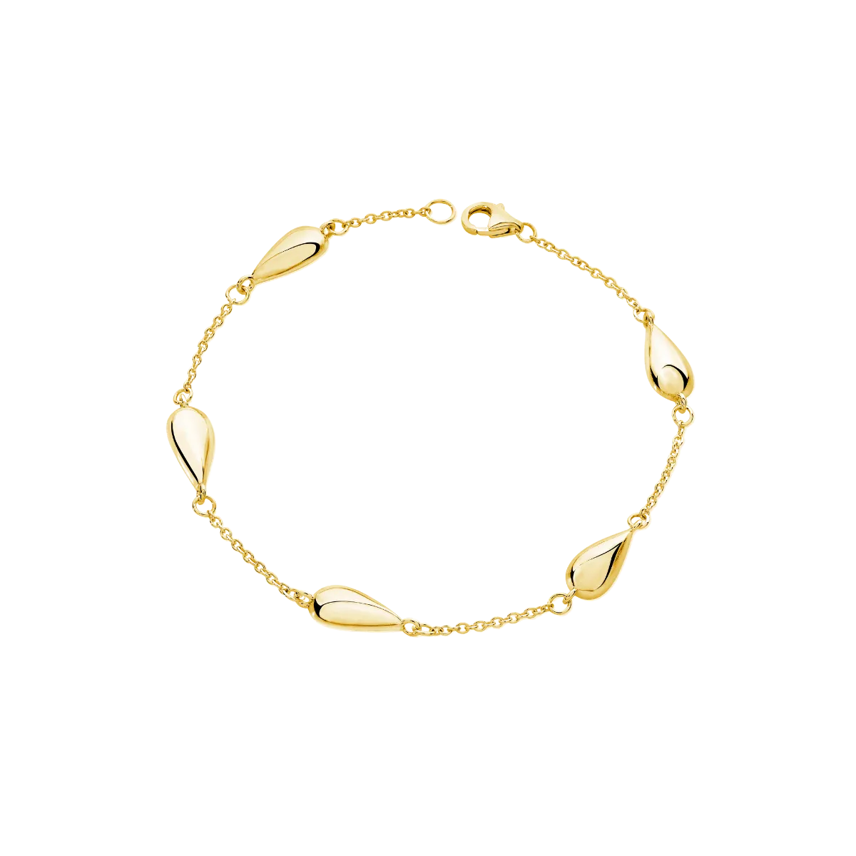 Station Tear Drop Bracelet