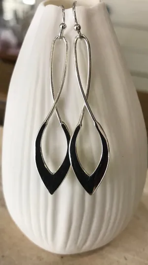Sterling silver Long Drop Earrings