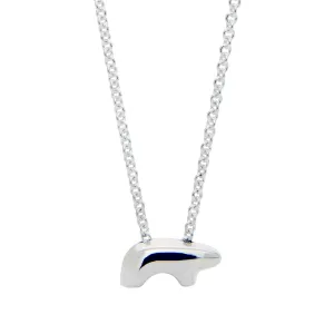 Sterling Silver Small Bear Necklace