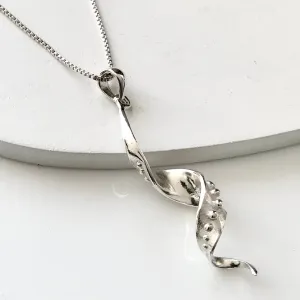 Sterling Silver Twist Necklace