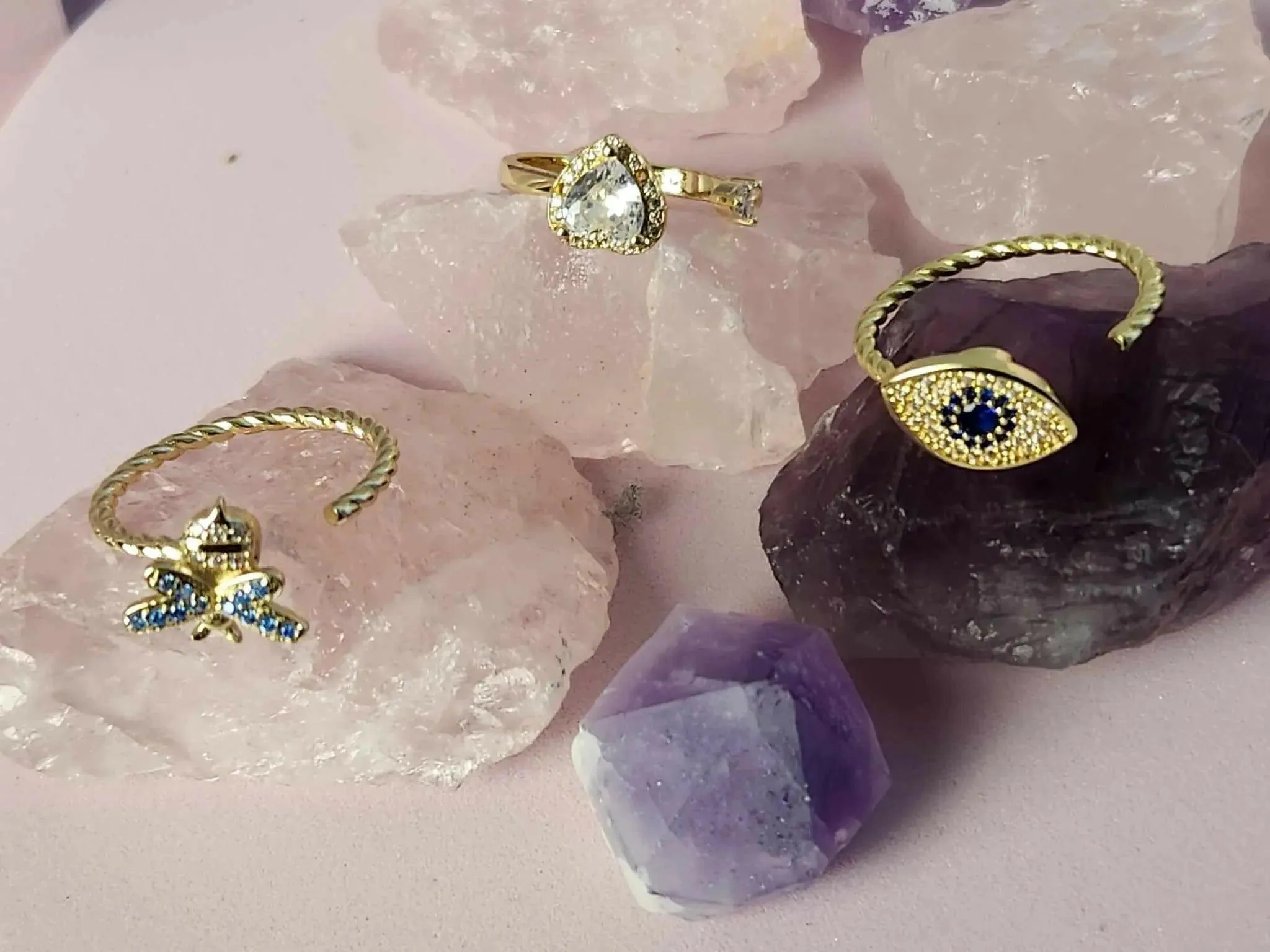 The Inspired Bundle - Crystal Infused Fidget Spinner Rings