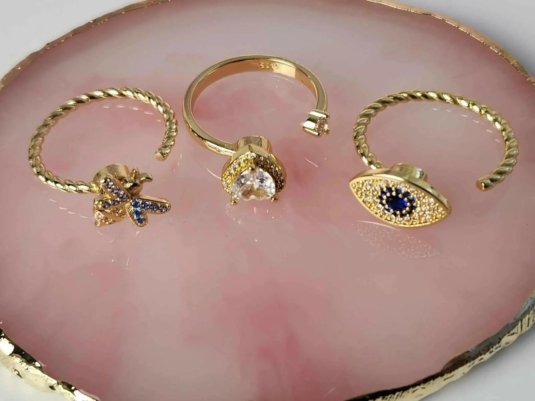 The Inspired Bundle - Crystal Infused Fidget Spinner Rings