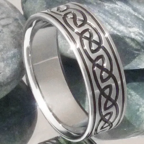 Titanium Celtic Rings ck56