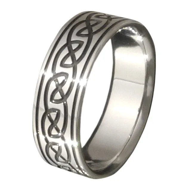 Titanium Celtic Rings ck56