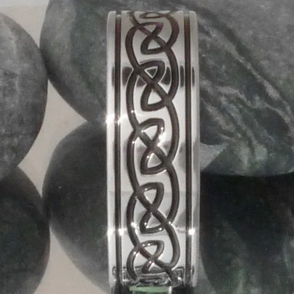 Titanium Celtic Rings ck56