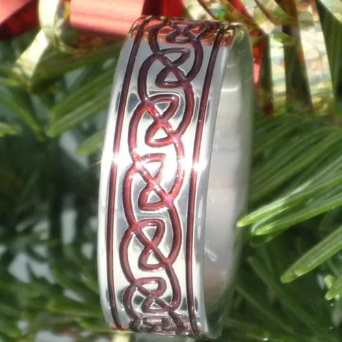 Titanium Celtic Rings ck56