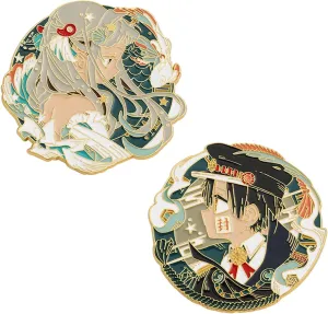 Toilet Bound Hanako Kun Anime Pins, TBHK Manga Cartoon Figures Yashiro Nene Hanako-kun Brooches Enamel Lapel Pins Cosplay Jewelry