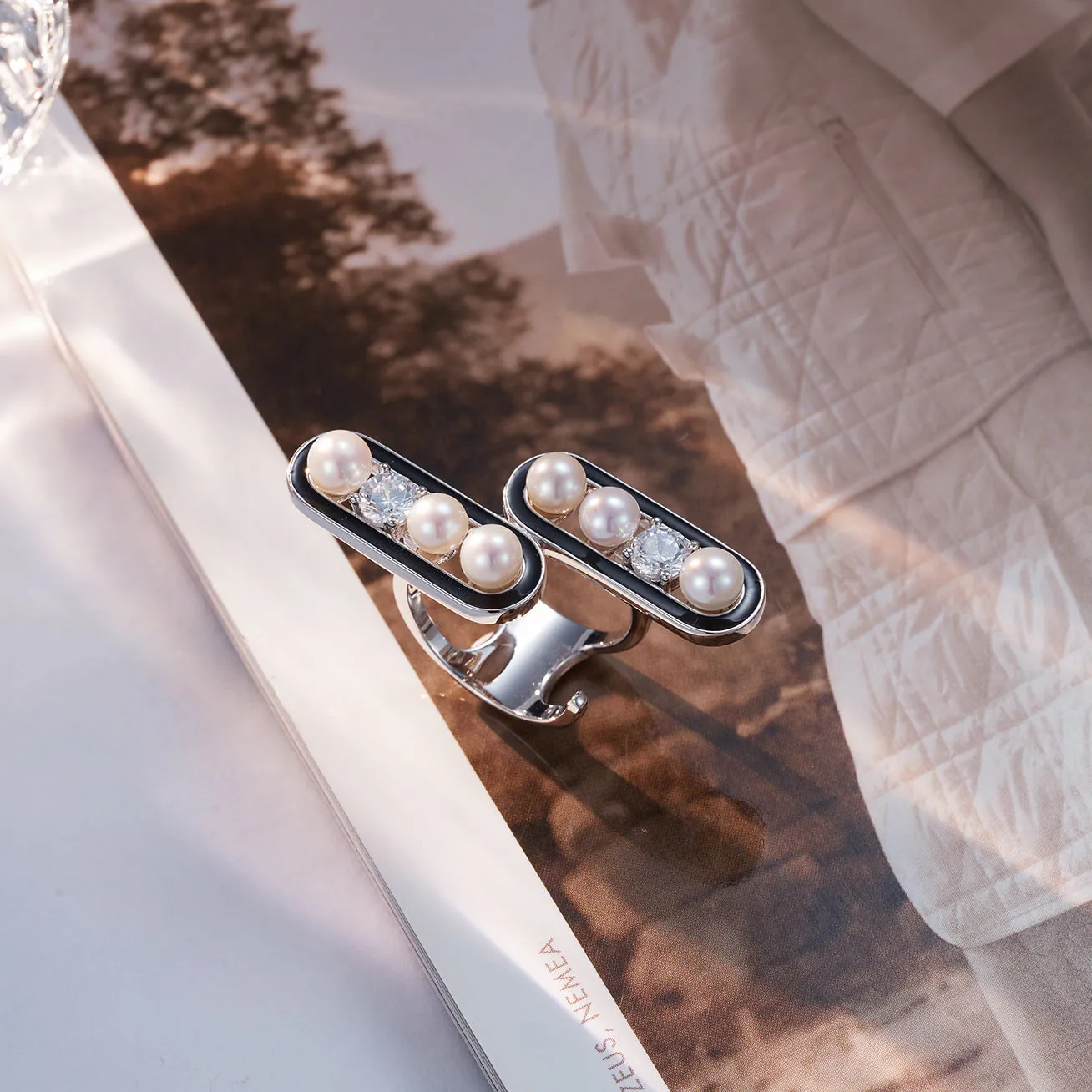 Top Grade Freshwater Pearl Ring WR00222 | DECO