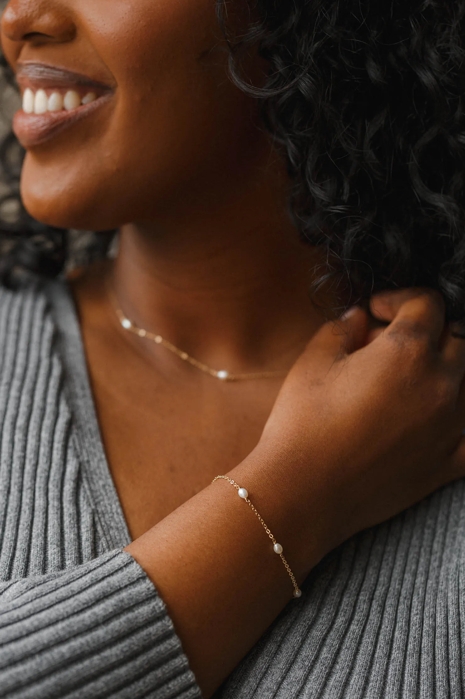 Trinity Pearl Bracelet
