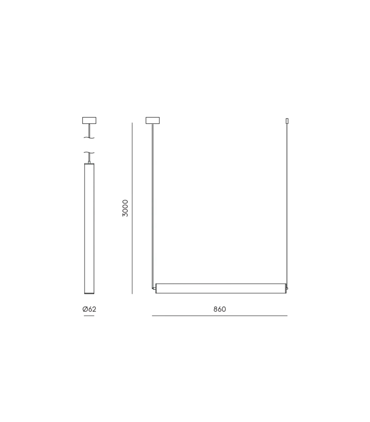 Tube Pendant Light