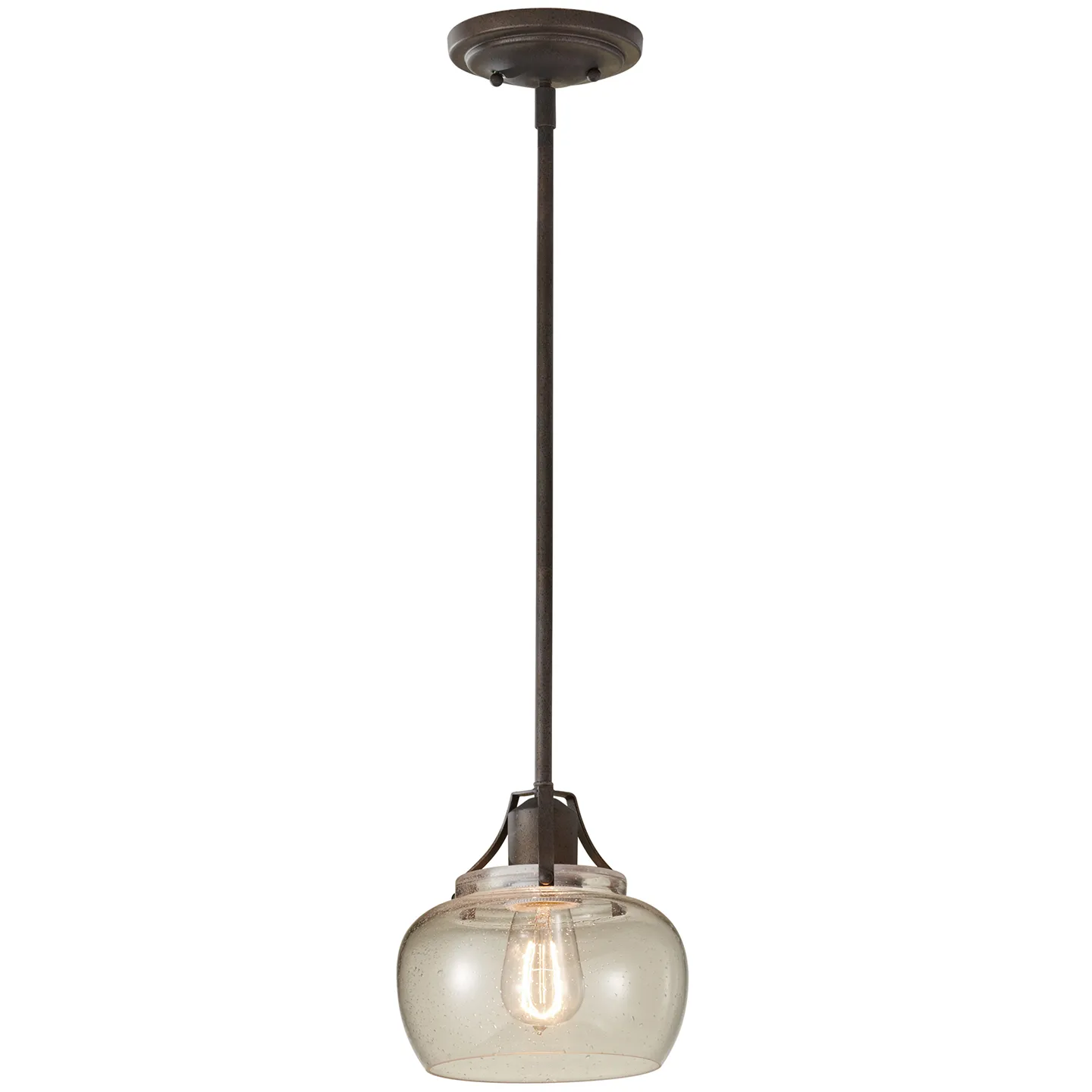 Urban Renewal Round Glass Pendant