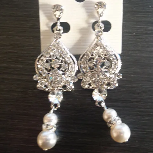 Victorian Chandelier Bridal Earrings