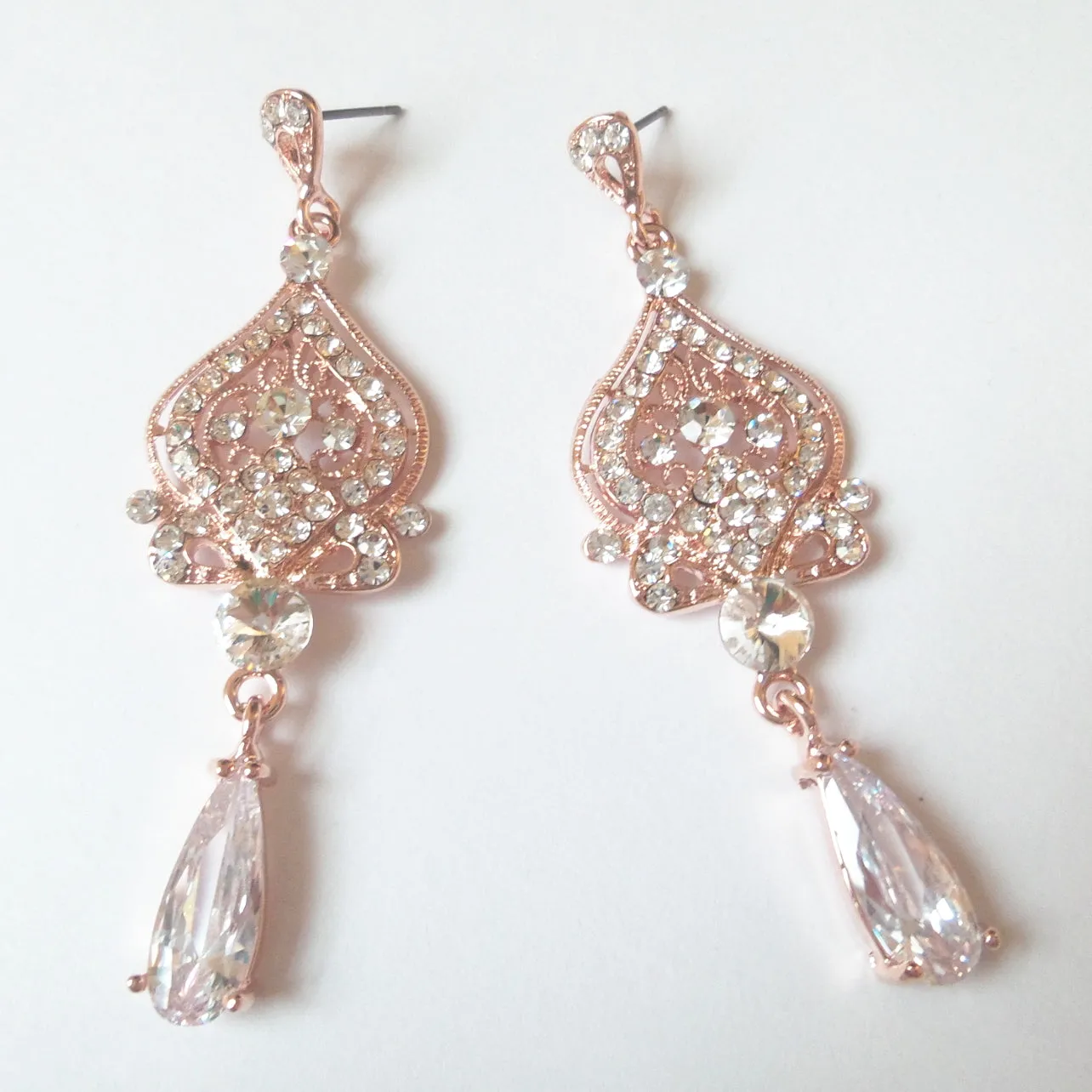 Victorian Chandelier Bridal Earrings