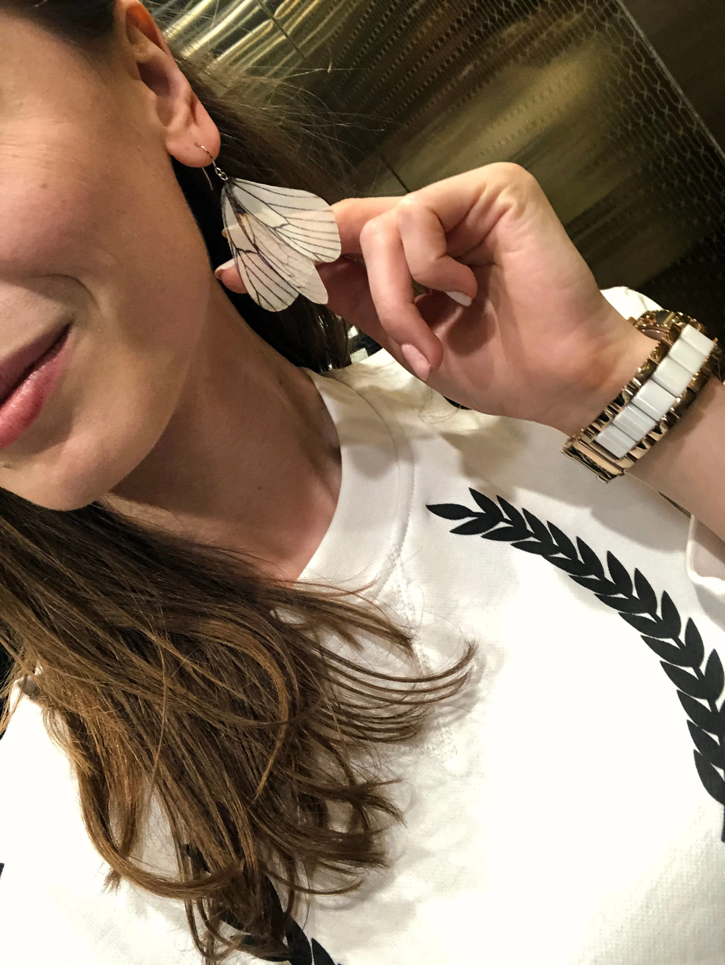 White Angel Wing Earrings Perfect Gift For Anyone Who Love Wings