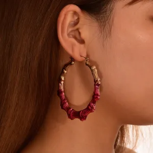 Wholesale 2023 Simple Circle Alloy Earrings